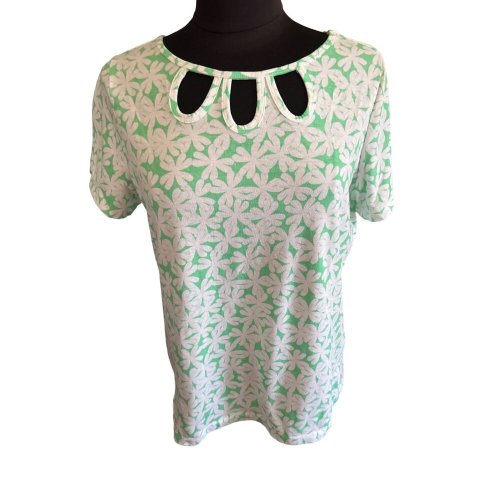 Coral Bay Tops, Bundle Of 3, Floral Print, Size Medium - Picture 7 of 12